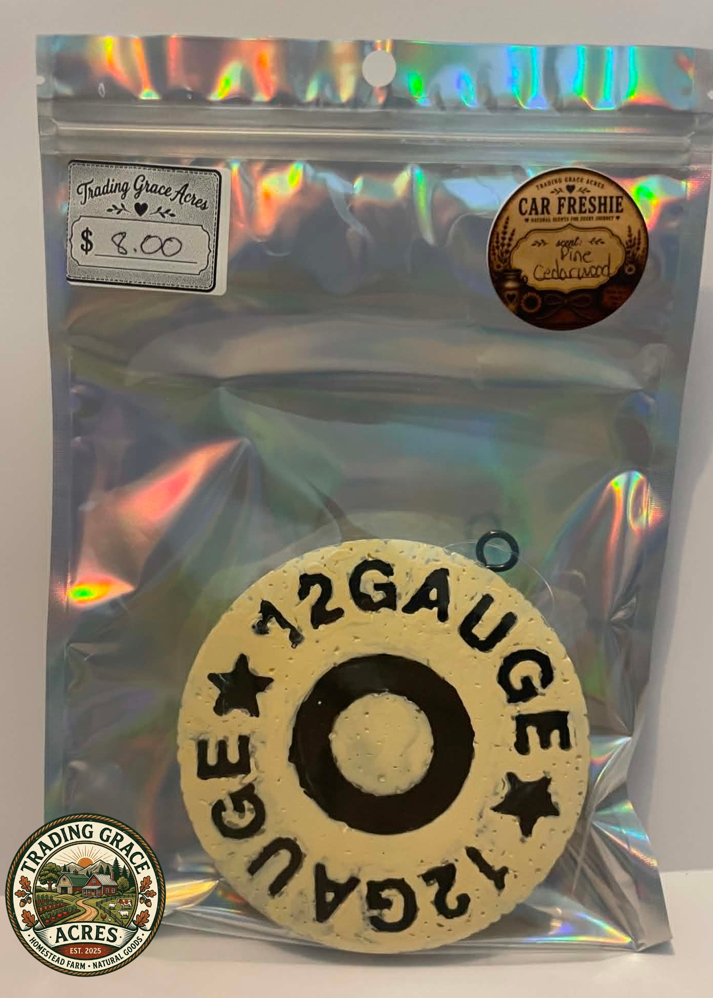12 Gauge Shotgun Shell Car Freshie