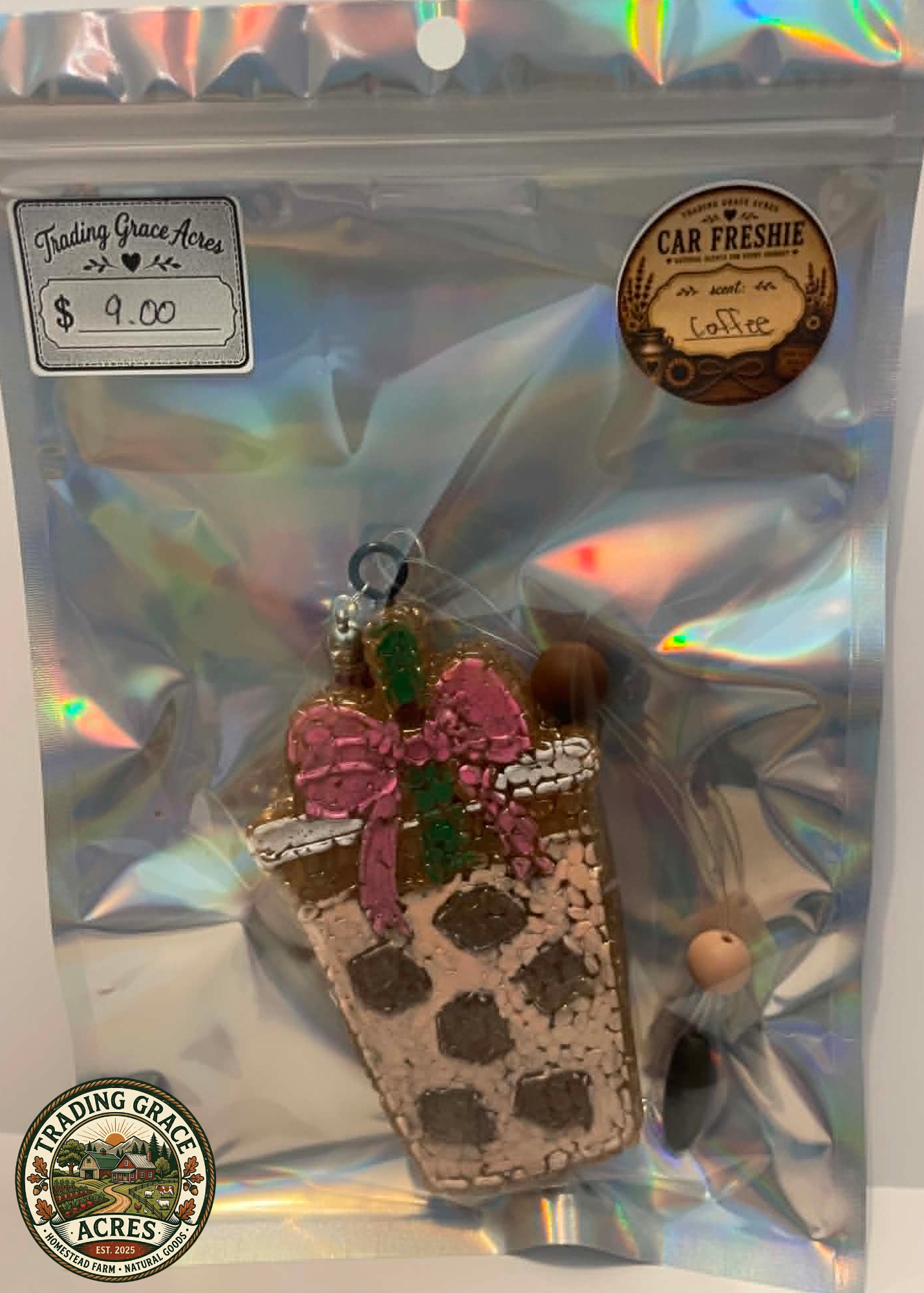 Iced Coffee Car Freshie – Coffee Scent
