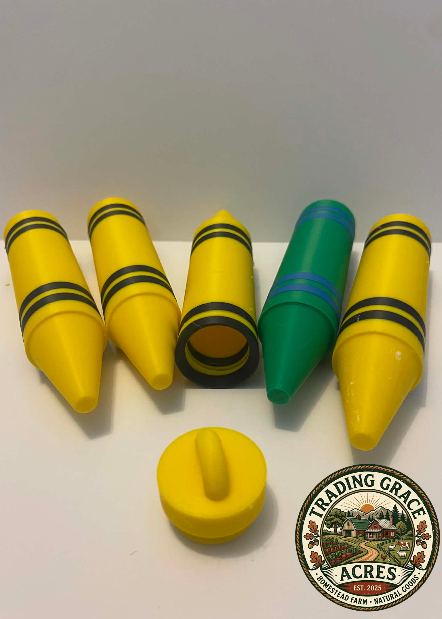 🖍️ Crayon Chapstick Holder Keychain